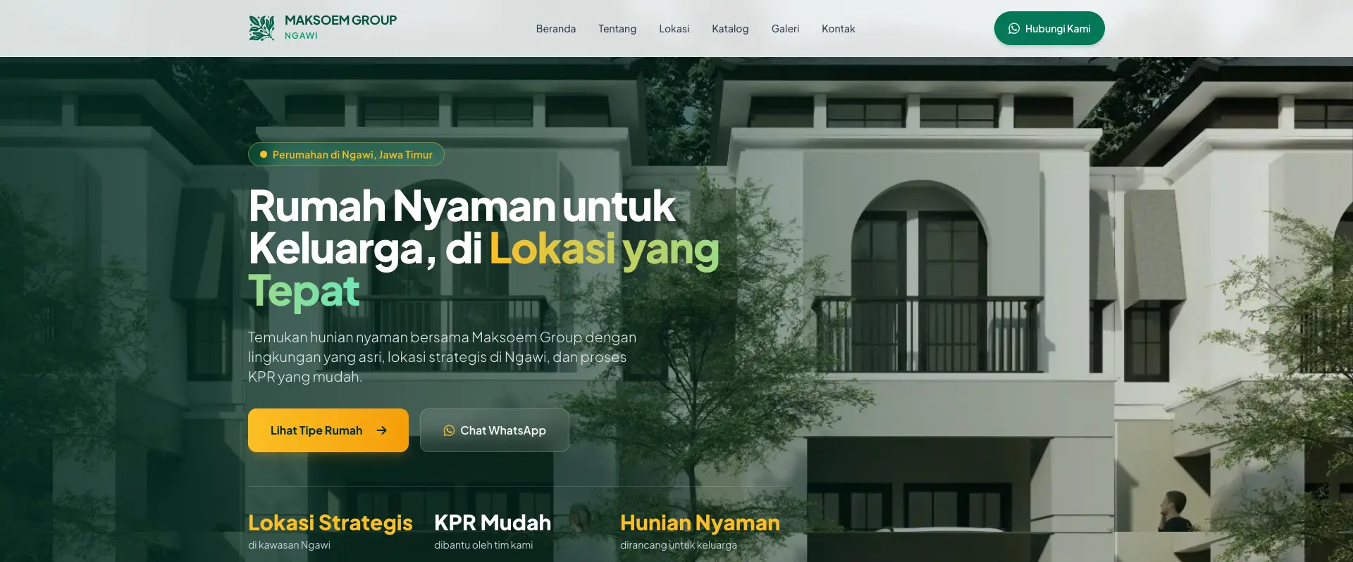 Perumahan Maksoem Ngawi Web