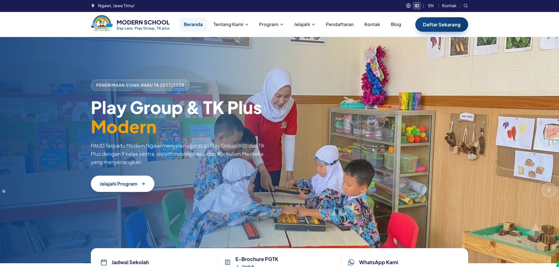 Modern School Web