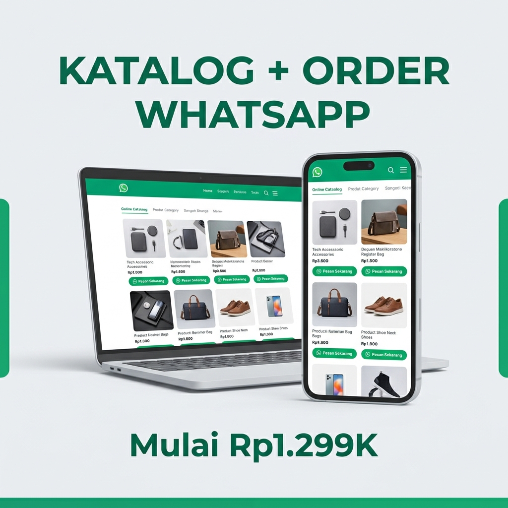 Katalog Produk + Order WhatsApp